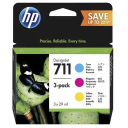 TINTA 711 28ML PACK 3 TRICOLOR