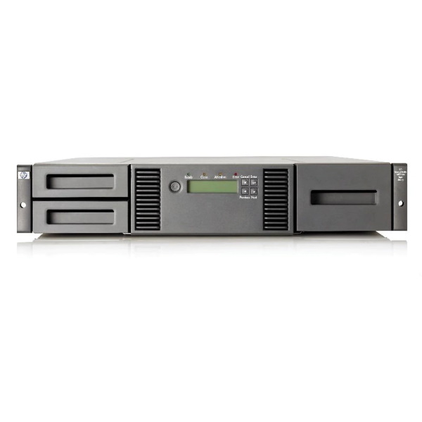 Librería HPE StoreEver MSL2024 + 1 drive LTO-7 rack 2U, SAS, 24 slots, 24 cartuchos LTO-7