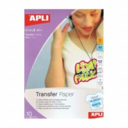 Film poliester APLI ink.50A4 adhesivo, fotográfico
