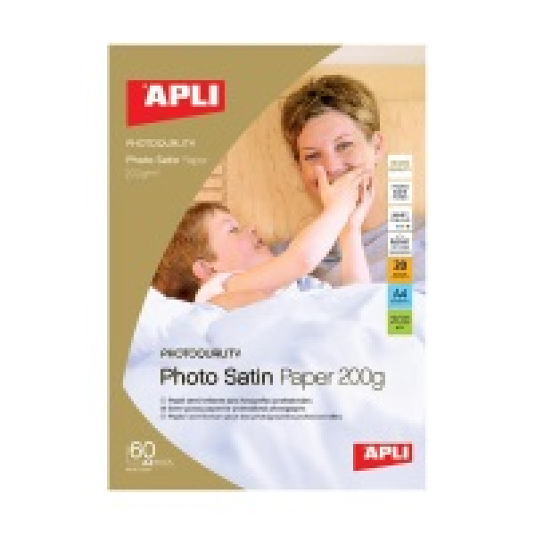 Papel APLI inkGlossy 180g 60A4 High Bright