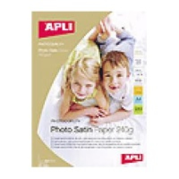 Papel APLI Photo Satin PRO 60h 240g. satinado semi-brillante