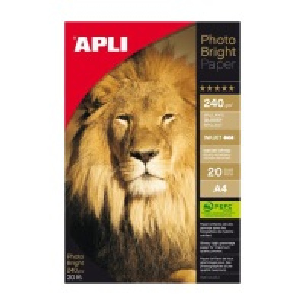 Papel APLI Photo doble cara glossy+mate 175g 10A4