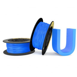 3D filament PLA 1,75mm 1Kg - skyblue (azul claro) Poly-Lactic Acid (PLA), 195mm x 85mm