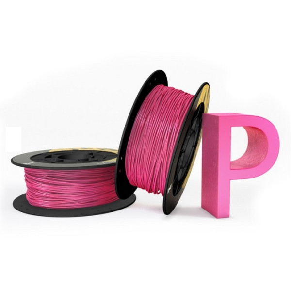3D filament PLA 1,75mm 1Kg - pink (rosa) Poly-Lactic Acid (PLA), 195mm x 85mm