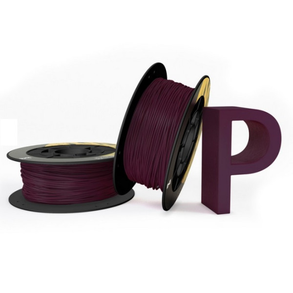3D filament PLA 1,75mm 1Kg - purple (morado) Poly-Lactic Acid (PLA), 195mm x 85mm