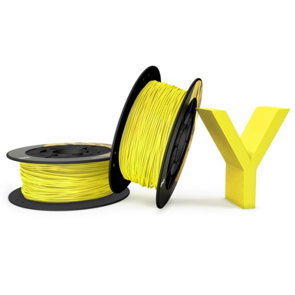 3D filament PLA 1,75mm 1Kg - yellow (amarillo) Poly-Lactic Acid (PLA), 195mm x 85mm