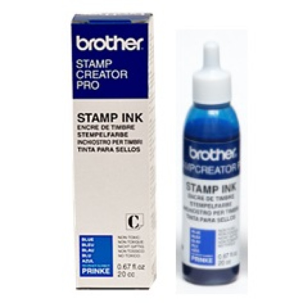 BROTHER STAMP CREATOR PRO -tinta azul 20cc para máquina de sellos SC2000