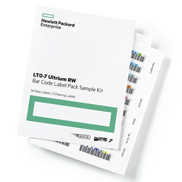 HPE LTO-7 RW BAR CODE LABEL PACK HPE LTO-7 RW BAR CODE LABEL PACK