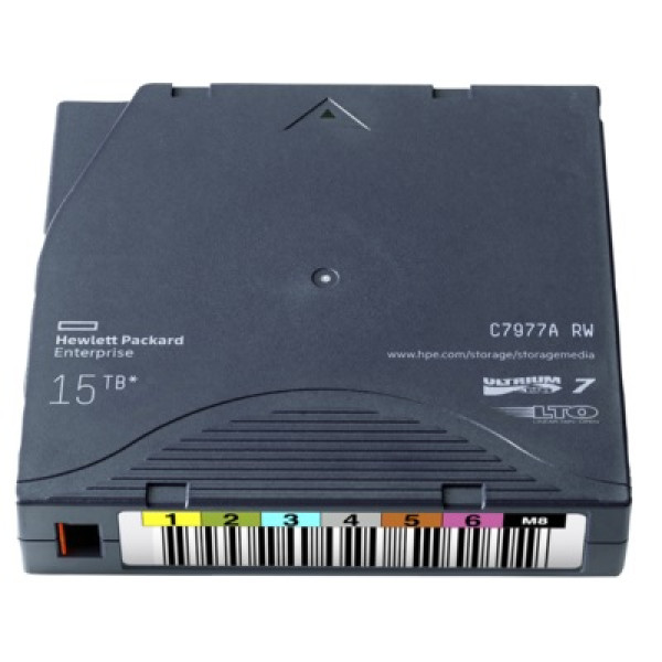 DC HPE Ultrium LTO-7 (BaFe) M8 media etiquetado 9TB/22,5TB label&initialized (C7977A etiqueta M8) DC HPE Ultrium LTO-7 (BaFe) M8 media etiquetado 9TB/22,5TB label&initialized (C7977A etiqueta M8)