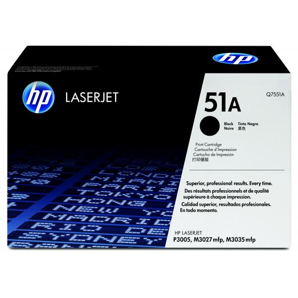 TONER NEGRO LASERJET Q7551A TONER NEGRO LASERJET Q7551A