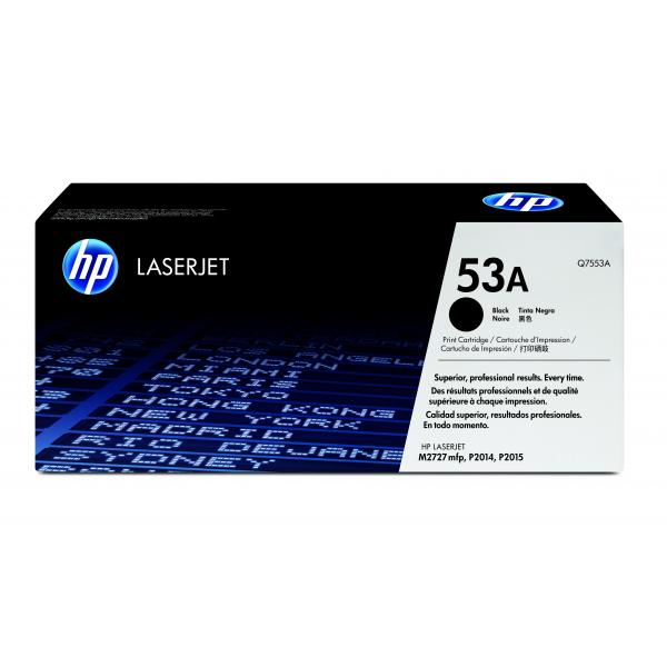 TONER NEGRO LASERJET Q7553A 53A TONER NEGRO LASERJET Q7553A 53A