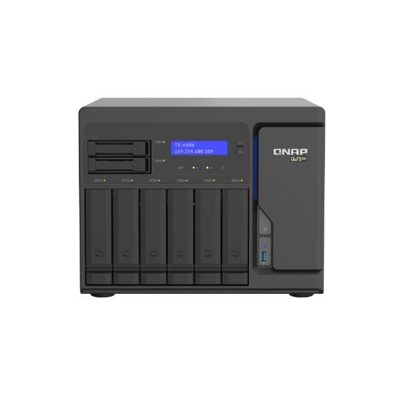8-BAY QUTS HERO NAS  BUILT-IN 2 M.2