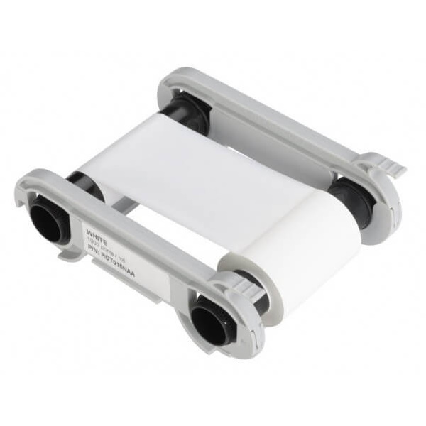 Ribbon EVOLIS Zenius Primacy blanca 1000 impr. white monochrome ribbon (para tarjetas oscuras) Ribbon EVOLIS Zenius Primacy blanca 1000 impr. white monochrome ribbon (para tarjetas oscuras)