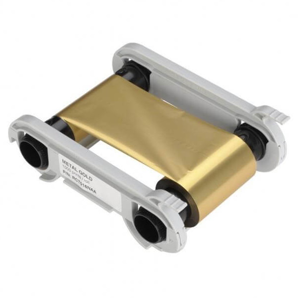 Ribbon EVOLIS Zenius Primacy dorado 1000 impr. Metallic Gold monochrome ribbon (color oro) Ribbon EVOLIS Zenius Primacy dorado 1000 impr. Metallic Gold monochrome ribbon (color oro)