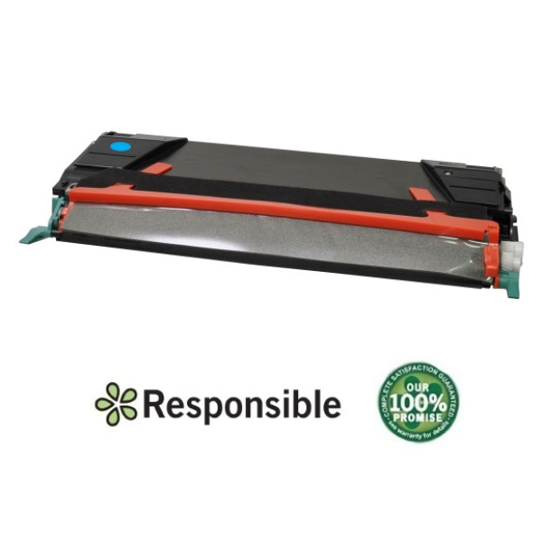 Toner RESPONSIBLE: LEXMARK C522 C524 C530 C532 C534 cian 3.000p. (C5220CS) (C522CR) Toner RESPONSIBLE: LEXMARK C522 C524 C530 C532 C534 cian 3.000p. (C5220CS) (C522CR)