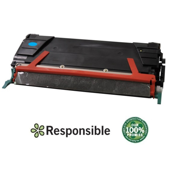 Toner RESPONSIBLE: LEXMARK C734 C736 X734 X736 X738 cian 6.000p. (C734A1CG) (C734CR) Toner RESPONSIBLE: LEXMARK C734 C736 X734 X736 X738 cian 6.000p. (C734A1CG) (C734CR)