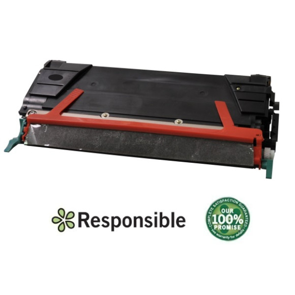 Toner RESPONSIBLE: LEXMARK C734 C736 X734 X736 X738 negro 8.000p. (C734A1KG) (C734BR)