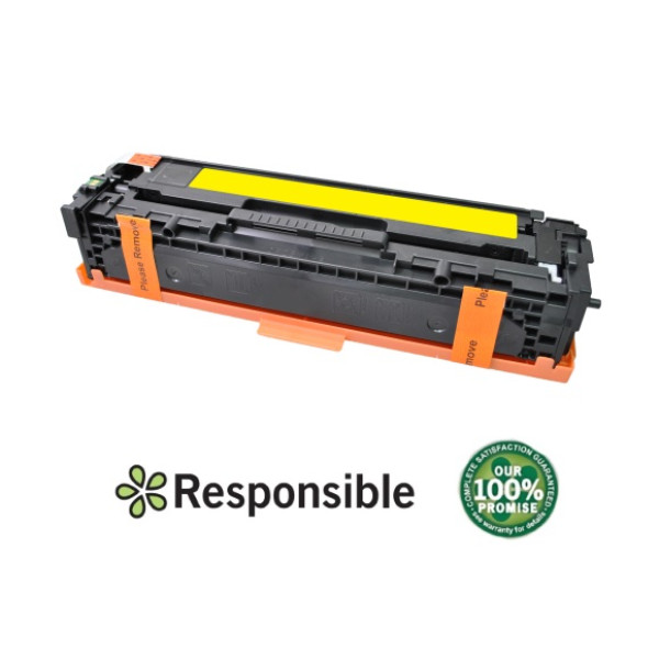 Toner RESPONSIBLE: HP CP1215 CP1217 CP1515 CP1518 CM1312 amarillo 1.400p. (CB542A) (CP1215YR) Toner RESPONSIBLE: HP CP1215 CP1217 CP1515 CP1518 CM1312 amarillo 1.400p. (CB542A) (CP1215YR)