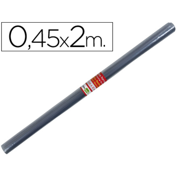 Rollo plástico LIDERPAPEL Forralibros 0,45x2 m. 70 micras Rollo plástico LIDERPAPEL Forralibros 0,45x2 m. 70 micras