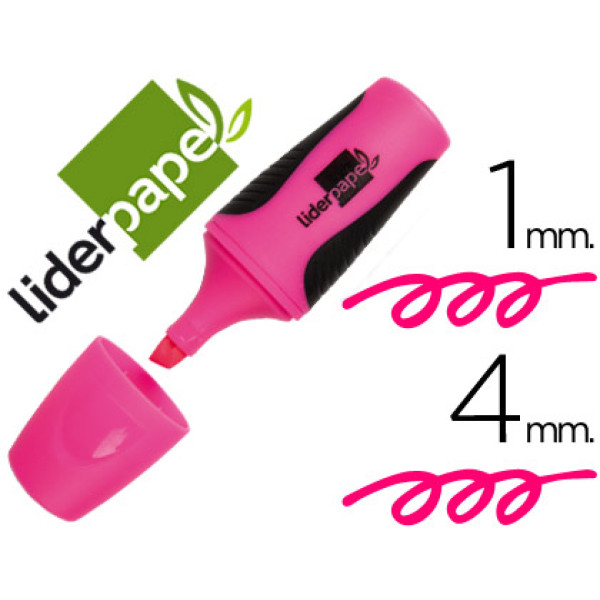 Rotulador LIDERPAPEL fluorescente rosa Mini Rotulador LIDERPAPEL fluorescente rosa Mini