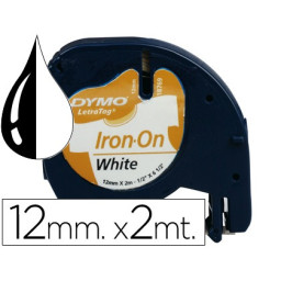 CINTA MARCAR ROPA 12MMX2M NE/BL