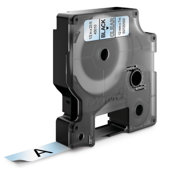 D1 - CINTAS DYMO 12MMX7M NEG/TRANS D1 - CINTAS DYMO 12MMX7M NEG/TRANS