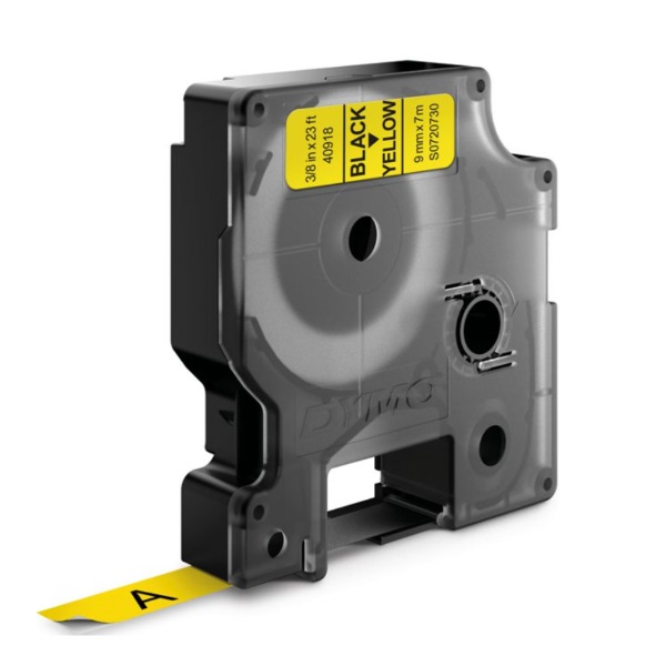 D1 - CINTAS DYMO 9MMX7M NEG/AMAR D1 - CINTAS DYMO 9MMX7M NEG/AMAR