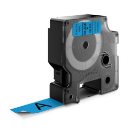 D1 - CINTAS DYMO 19MMX7M NEG/AZUL