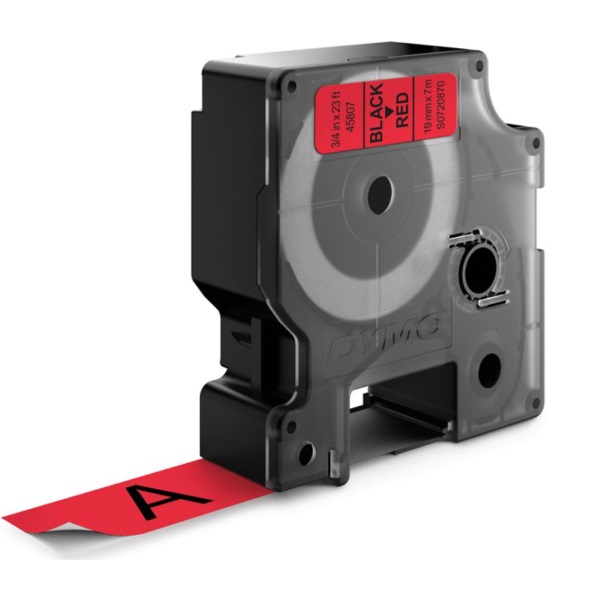 D1 - CINTAS DYMO 19MMX7M NEG/ROJO D1 - CINTAS DYMO 19MMX7M NEG/ROJO