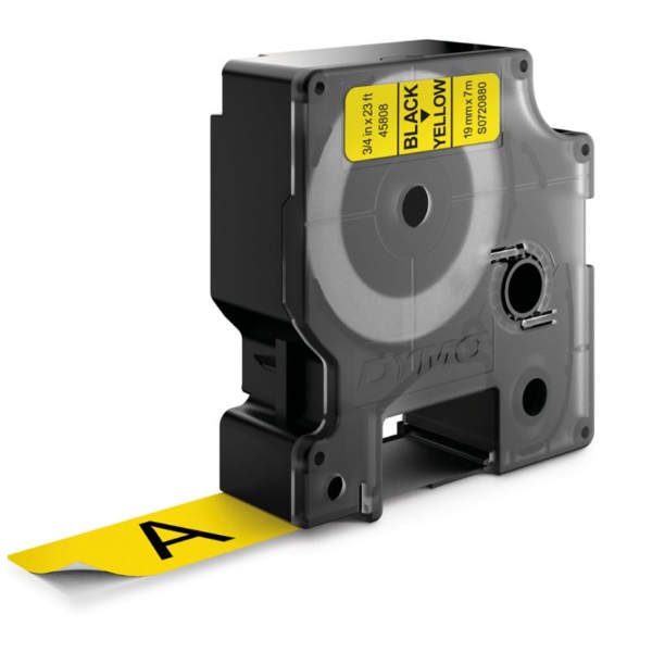 D1 - CINTAS DYMO 19MMX7M NEG/AMAR D1 - CINTAS DYMO 19MMX7M NEG/AMAR