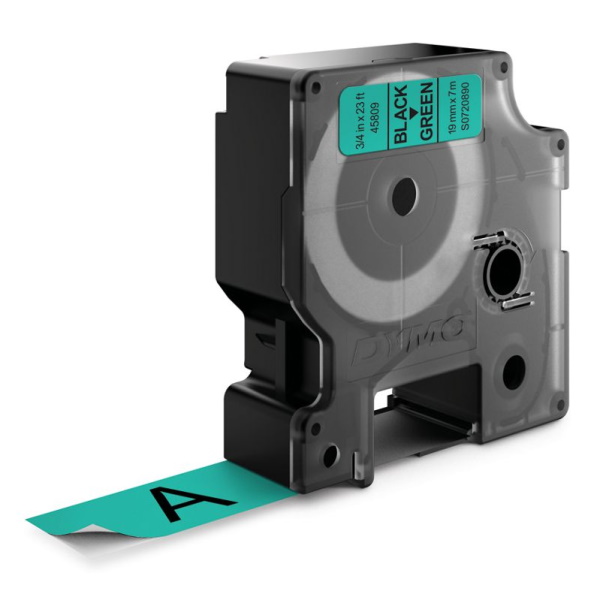 D1 - CINTAS DYMO 19MMX7M NEG/VERD D1 - CINTAS DYMO 19MMX7M NEG/VERD