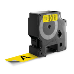 D1 - CINTAS DYMO 24MMX7M NEG/AMAR