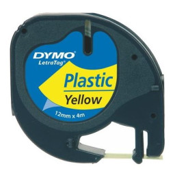 CINTAS PLASTICO 12MM X 4M NE/AMA