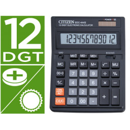 Calculadora CITIZEN sobremesa SDC-444 12 dígitos