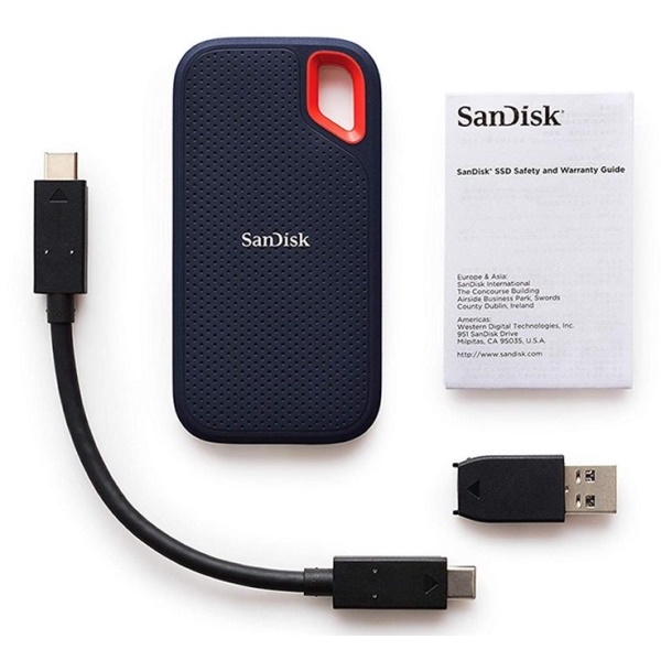 SSD externo SANDISK Extreme 250GB USB 3.1 USB-C y USB-A SSD externo SANDISK Extreme 250GB USB 3.1 USB-C y USB-A