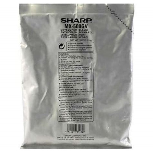 Revelador SHARP MX500GV:  MX-N283N M363N M363U M453N M453U M503N M282, 310g.