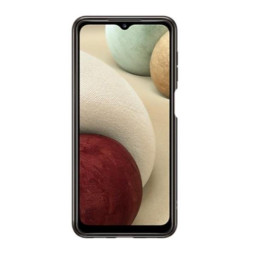CLEAR COVER GALAXY A12 NEGRO