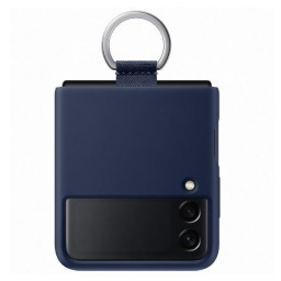 SILIC COVER W/RING Z FLIP 3 NAVY