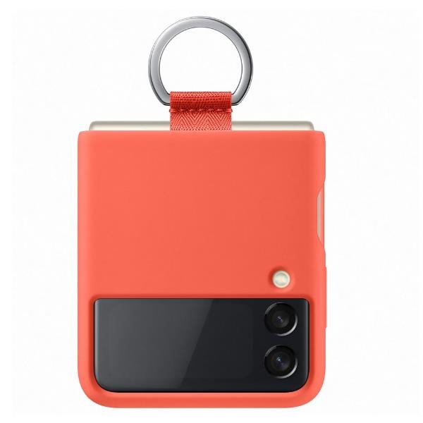 SILIC COVER W/RING Z FLIP3 CORAL SILIC COVER W/RING Z FLIP3 CORAL