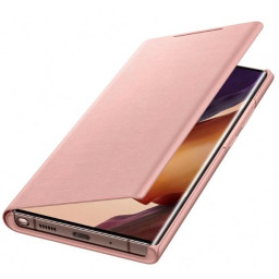 LED VIEW COVER MARRON NOTE 20 ULTRA