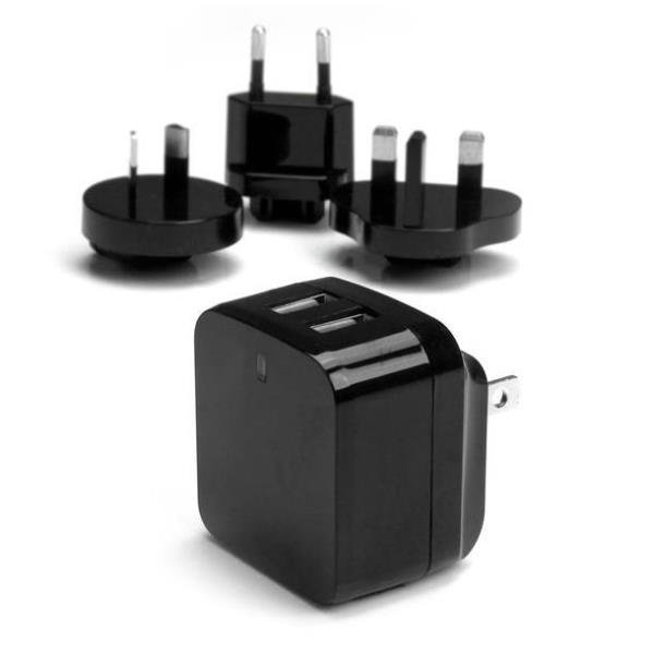 CARGADOR PARED USB 2 PUERTOS