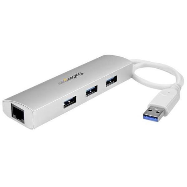 HUB 3X USB 3.0 CON ETHERNET