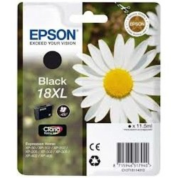 TINTA NEGRA 18XL CLARIA HOME