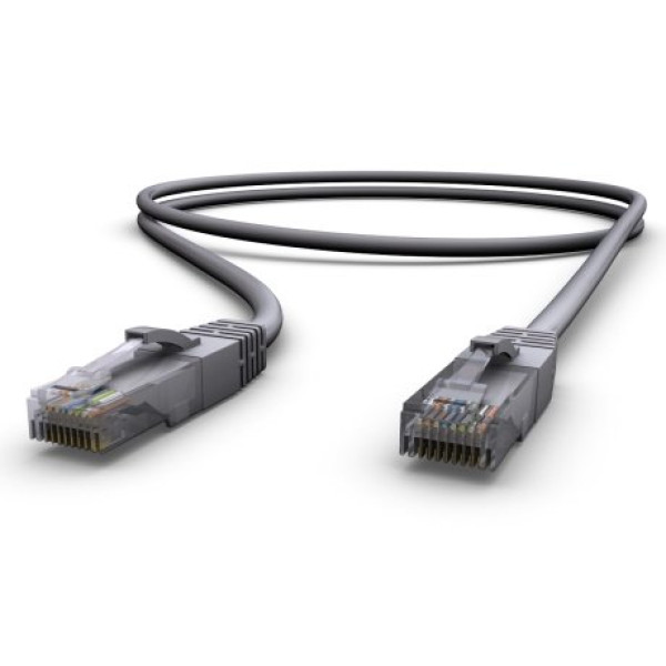 Cable RJ45M/M UTP cat.6 flexible LSZH 0,5m. gris sin apantallar Cable RJ45M/M UTP cat.6 flexible LSZH 0,5m. gris sin apantallar