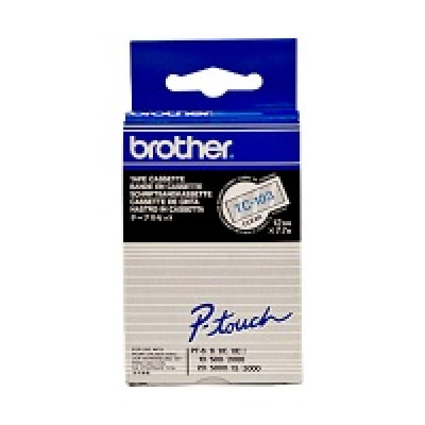 C.12mm BROTHER PT2000 transp/azul