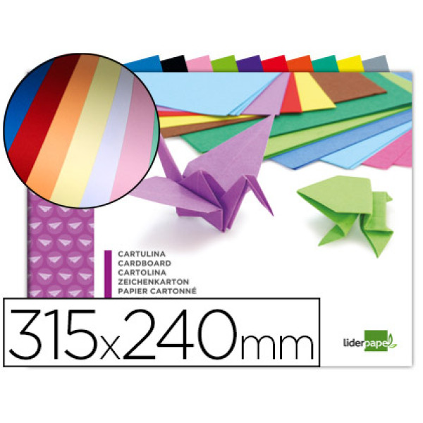 Bloc LIDERPAPEL Cartulina 240 x 315 mm 10 hojas colores surtidos Bloc LIDERPAPEL Cartulina 240 x 315 mm 10 hojas colores surtidos