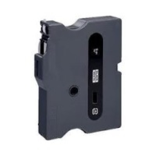 C.6mm BROTHER PT7000 blanco sobre negro cinta rotuladora laminada 15m.