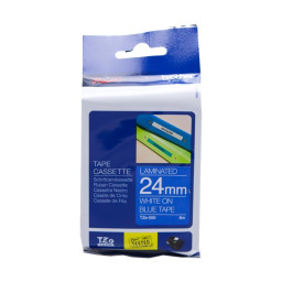 CINTA ROTULADORA AZUL / BLANCO24