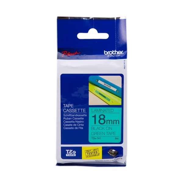 CINTA ROTULADORA VERDE/NEGRO18 CINTA ROTULADORA VERDE/NEGRO18