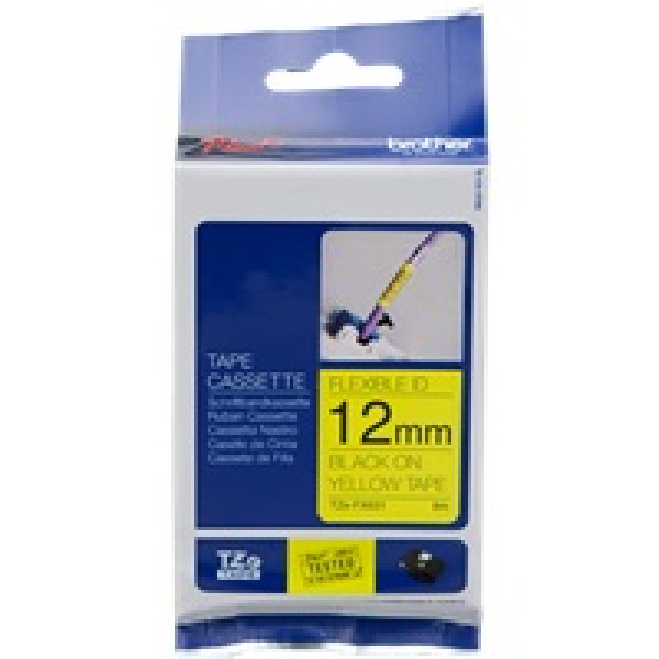 CINTA ROTLDORA AMAR/NEGRO FLEX 12MM